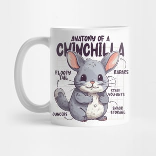 Kawai Anatomy Of A Chinchilla Perfect Lovers Mug